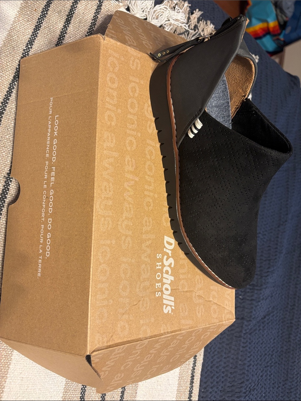 Dr. Scholl's Black Suede Chukka Boots for Men